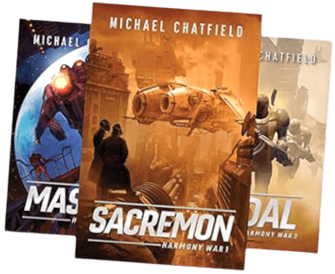 Harmony War Book Covers